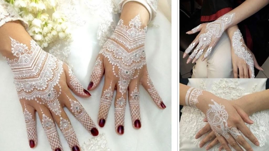 White Henna Design