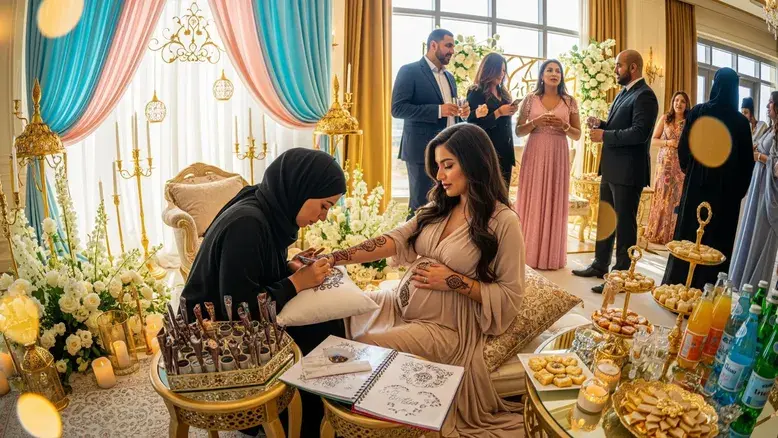 Booking Henna Home Services for Baby Showers